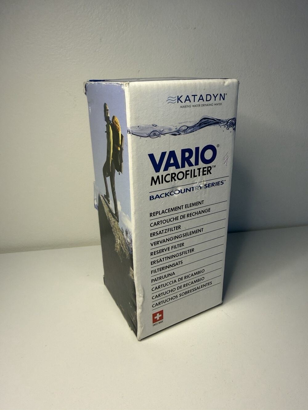 Katadyn Vario Microfilter Backcountry Series Water Replacement Cartridge Sealed